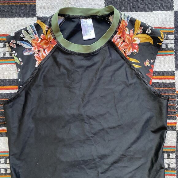 Body Glove Black Floral 3 Piece Bathing Suit Set. Small/Medium. Summer. Boho. - Picture 11 of 13